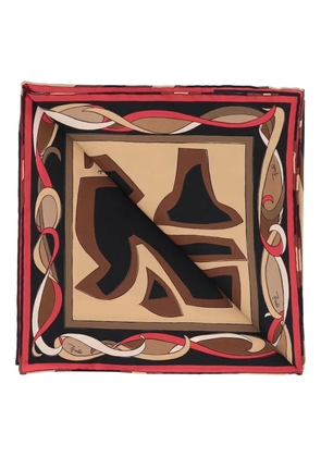 PUCCI printed silk scarf - Gold