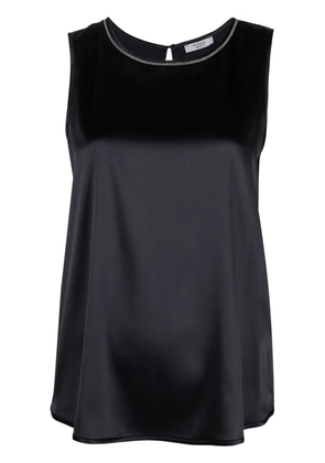 Peserico bead-embellished vest top - Blue