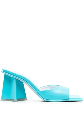 Chiara Ferragni square-toe block-heel sandals - Blue