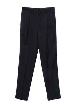 Lardini virgin wool straight-leg trousers - Blue
