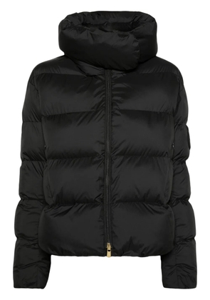 PINKO logo-patch puffer jacker - Black