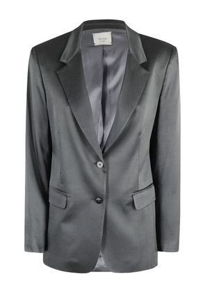 Alysi satin blazer - Grey