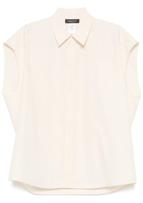 Fabiana Filippi poplin sleeveless shirt - Neutrals