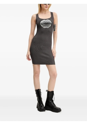 Miss Sixty ribbed mini dress - Grey