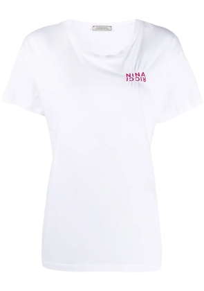 Nina Ricci logo print t-shirt - White