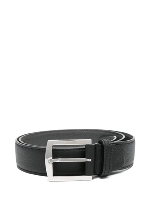 Kiton leather belt - Black