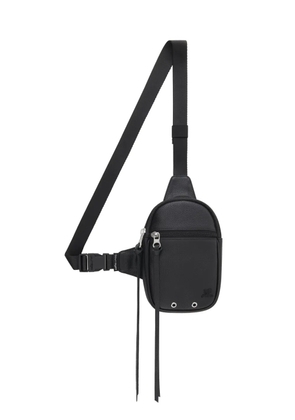 Courrèges leather crossbody bag - Black