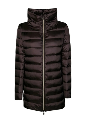 Save The Duck Lydia high-neck coat - Brown