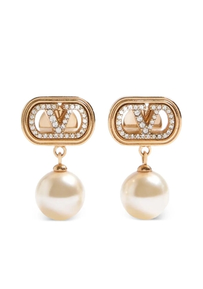 Valentino Garavani Vlogo Signature earrings - Gold