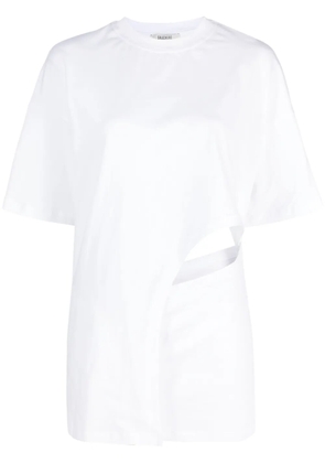 Gauchère asymmetric cotton T-shirt - White