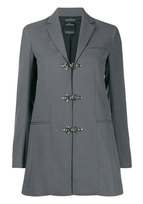 Rokh duffle single breasted jacket - Grey