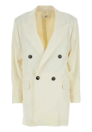AMI Paris double-breasted blazer - Neutrals