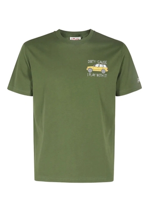 MC2 Saint Barth slogam-print T -shirt - Green