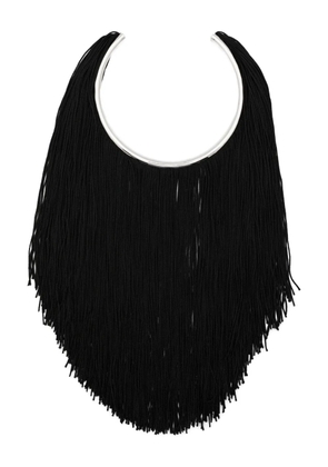 Jil Sander cord-fringe necklace - Silver