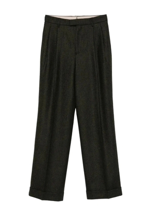 Berwich pleated cuffed trousers - Grey