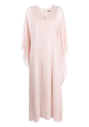 Peserico Evening draped-design maxi dress - Pink