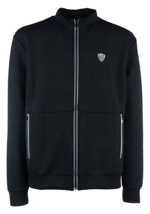 Ea7 Emporio Armani logo-appliqué sweatshirt - Black