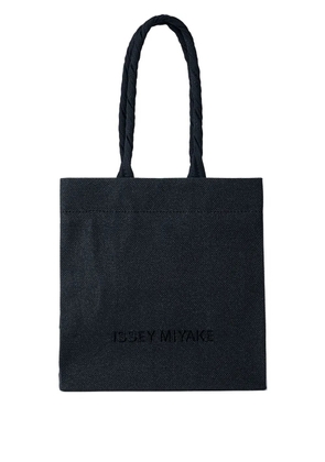 Issey Miyake logo-print twin-handles tote bag - Black