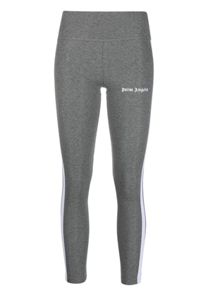 Palm Angels side-stripe performance leggings - Grey