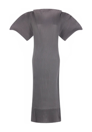 Melitta Baumeister pleated midi dress - Grey