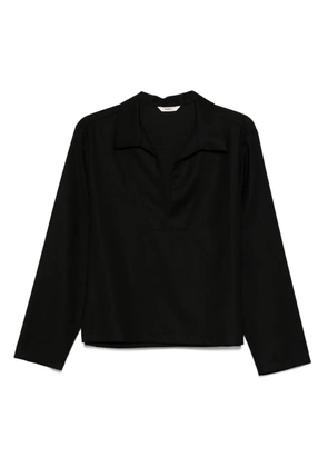 Barena long-sleeve collared top - Black