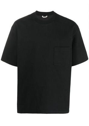 Auralee Stand-Up cotton T-shirt - Black