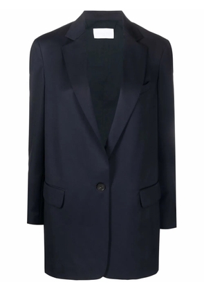 Fabiana Filippi notched-lapel single-breasted blazer - Blue