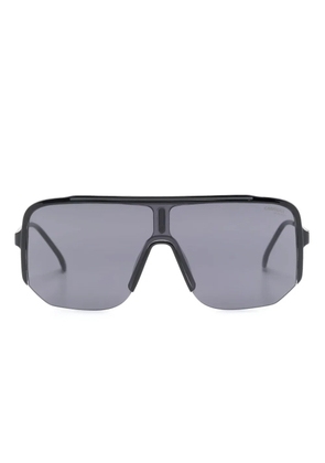Carrera 1060/S logo-print shield-frame sunglasses - Black