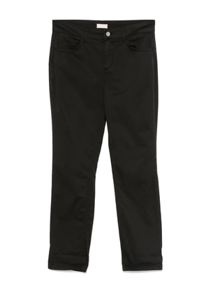LIU JO logo-embroidered trousers - Black