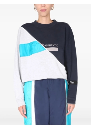 1/OFF colourblock sweatshirt - Blue