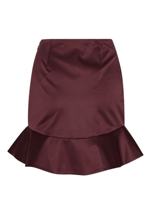 ROTATE BIRGER CHRISTENSEN ruffled mini skirt - Red