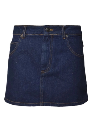 Charles Jeffrey Loverboy denim mini skirt - Blue