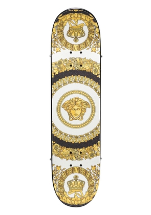 Versace Crete de Fleur skateboard - White