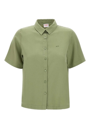 Sun68 short-sleeve button-up shirt - Green