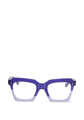 Kador Kallima two-tone square-frame glasses - Purple