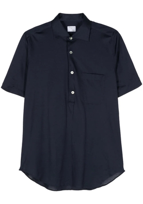 Finamore 1925 Napoli cotton short-sleeved shirt - Blue