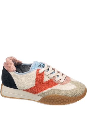KEH NOO panelled terry-cloth sneakers - Neutrals