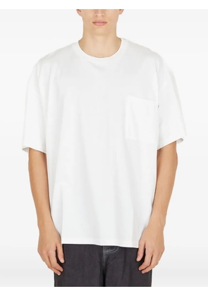The Salvages shoulder snap-button T-shirt - White