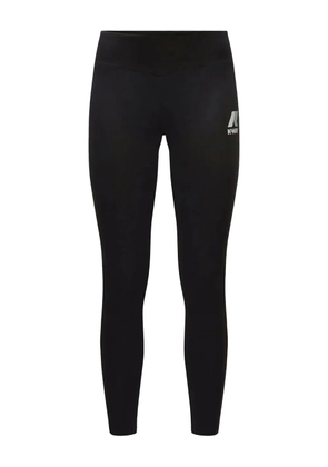K-Way logo-detailing leggings - Black