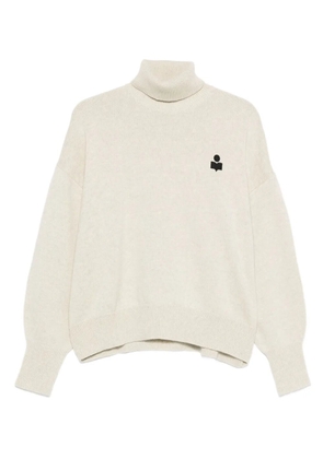 Maison Etoile logo-print sweatshirt - Neutrals