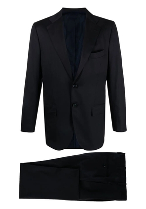 Kiton single-breasted button two-piece suit - Blue