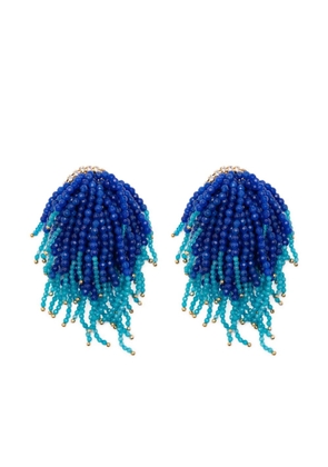 Rosantica beaded tassel earring - Blue