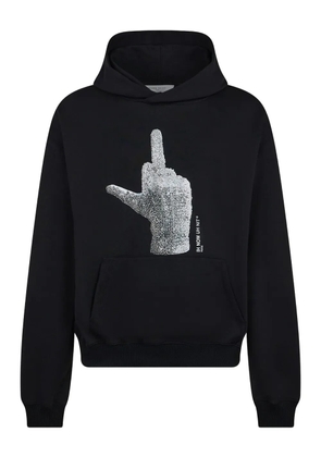 Ih Nom Uh Nit Diamond Glove hoodie - Black