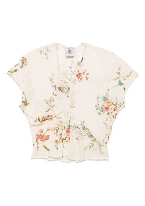 Semicouture floral-print blouse - Neutrals