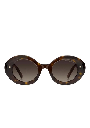 Marc Jacobs Eyewear oval-frame sunglasses - Brown