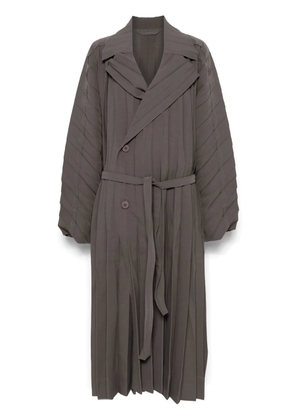 Homme Plissé Issey Miyake Edge coat - Grey