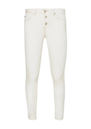 LIU JO Monroe cotton jeans - Neutrals
