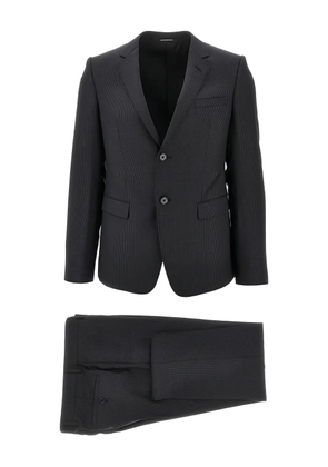 Emporio Armani single-breasted suit - Black