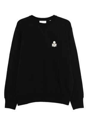 MARANT Mike logo-embroidered crew-neck sweatshirt - Black
