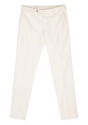 LUIGI BIANCHI MANTOVA tapered trousers - Neutrals